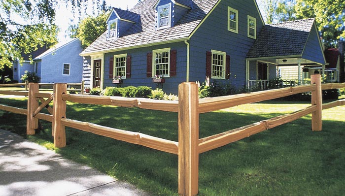 Cedar Fencing   Split Rail 2 